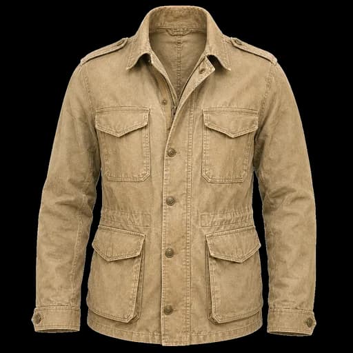 Faded Khaki Field Jacket